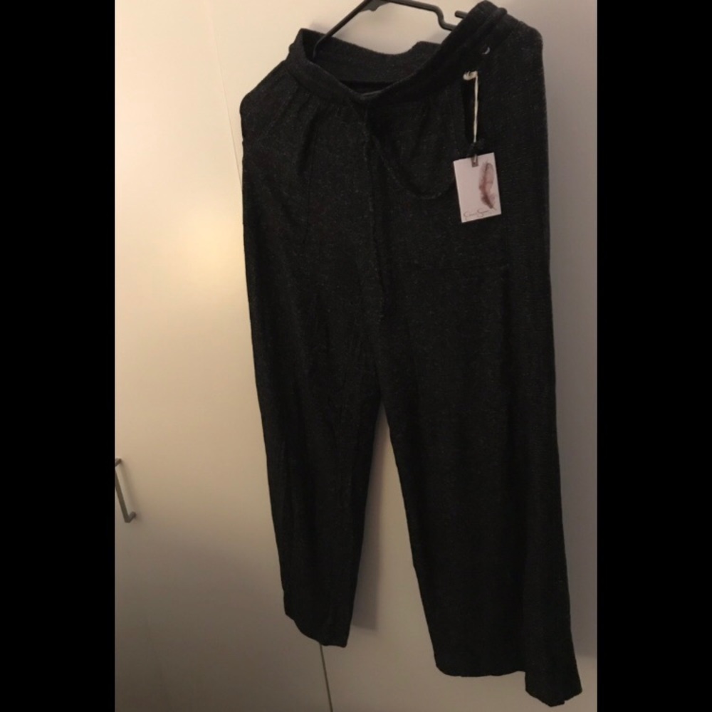Amazing dark grey sweatpants high quality comfortable